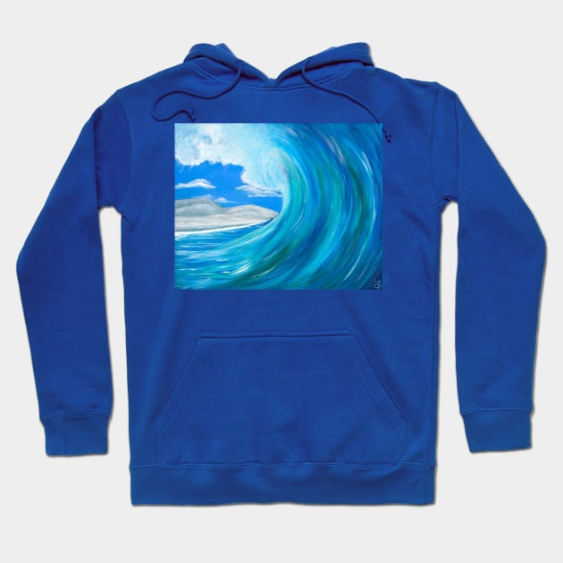 Crashing waves hoodie tee hotsell